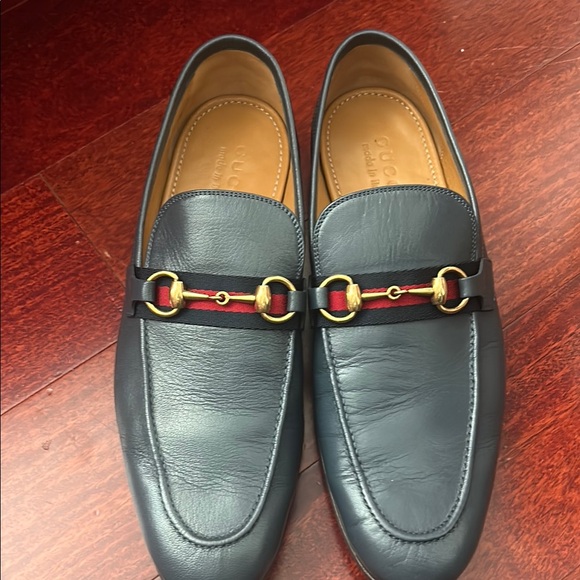Gucci Men's Blue Quentin Loafers
